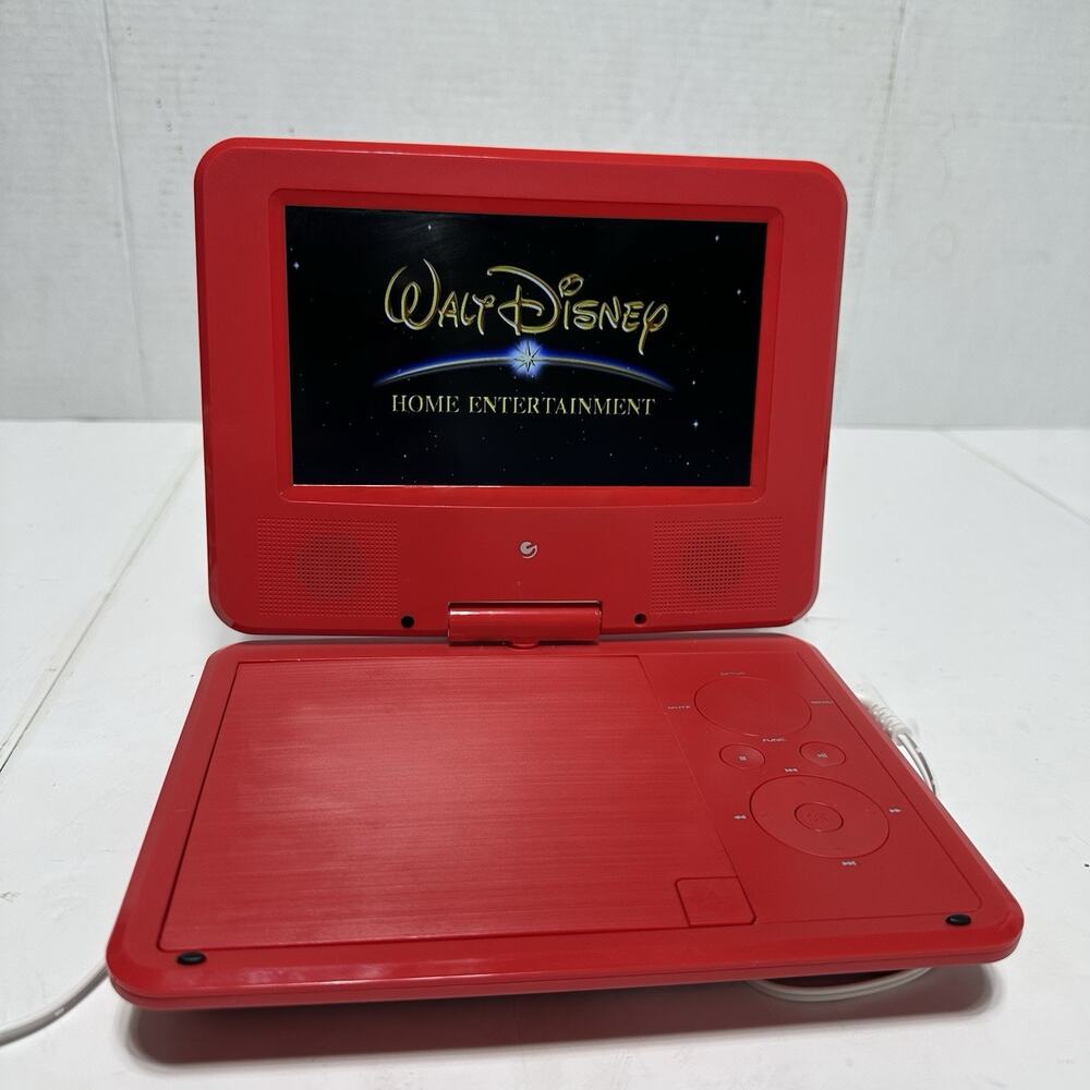 Portable DVD Player Red Without The Power Cord